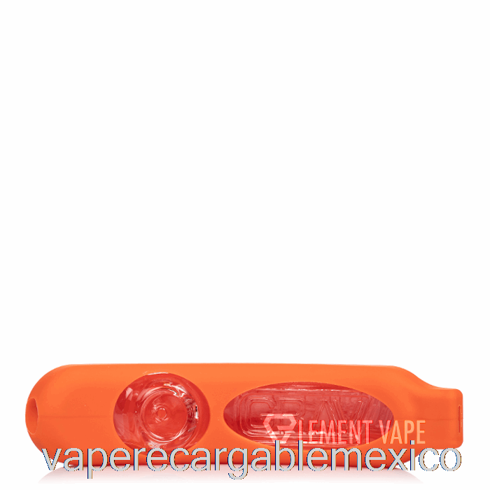 Apisonadora Vape Recargable Grav Rocker Con Piel De Silicona Naranja Escarlata